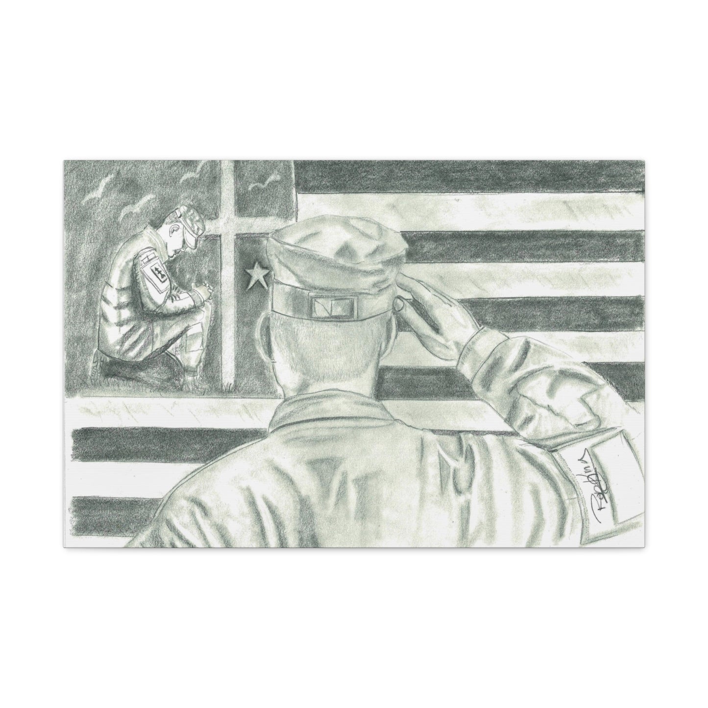 Service and Prayer - Canvas Gallery Wrap