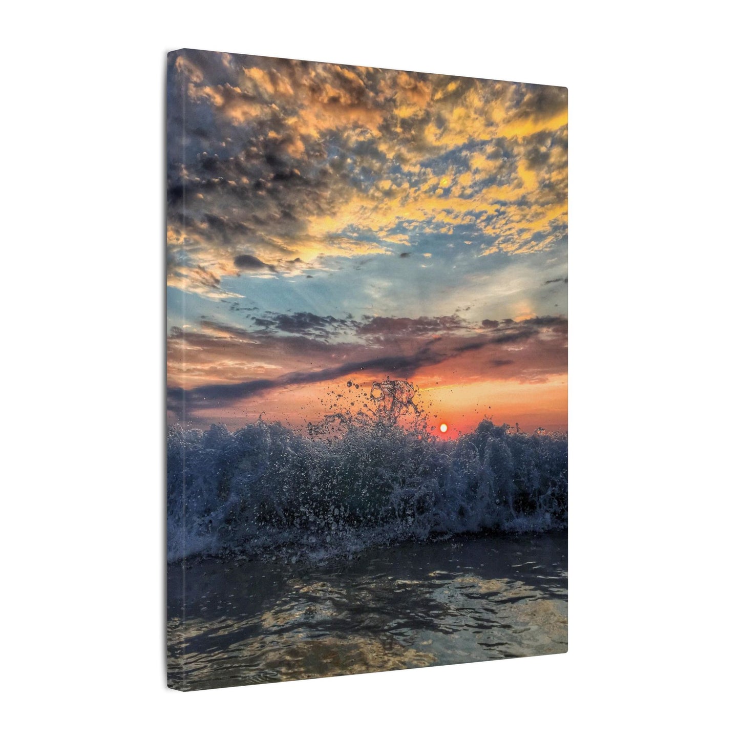 Heavan Meets The Sea - Canvas Wrap