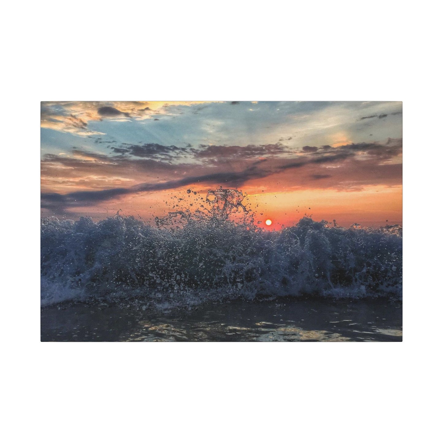 Heavan Meets The Sea - Canvas Wrap