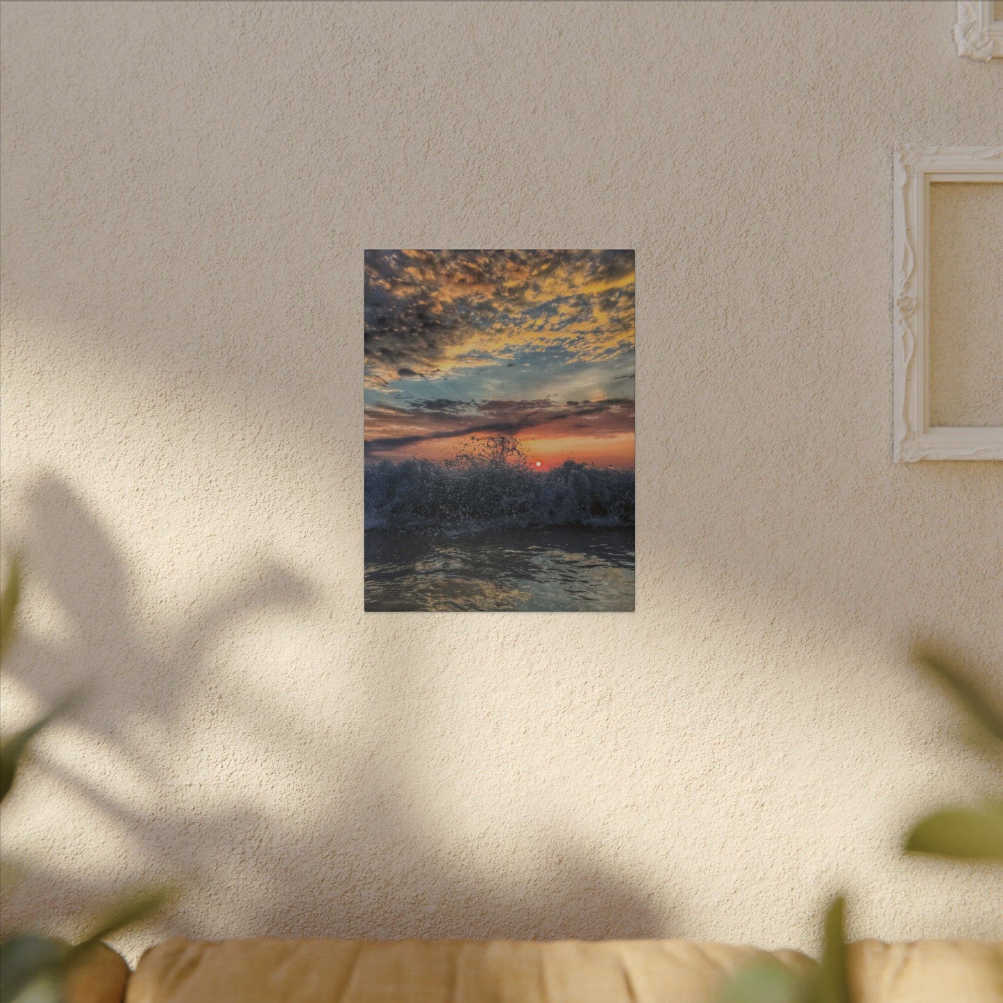 Heavan Meets The Sea - Canvas Wrap