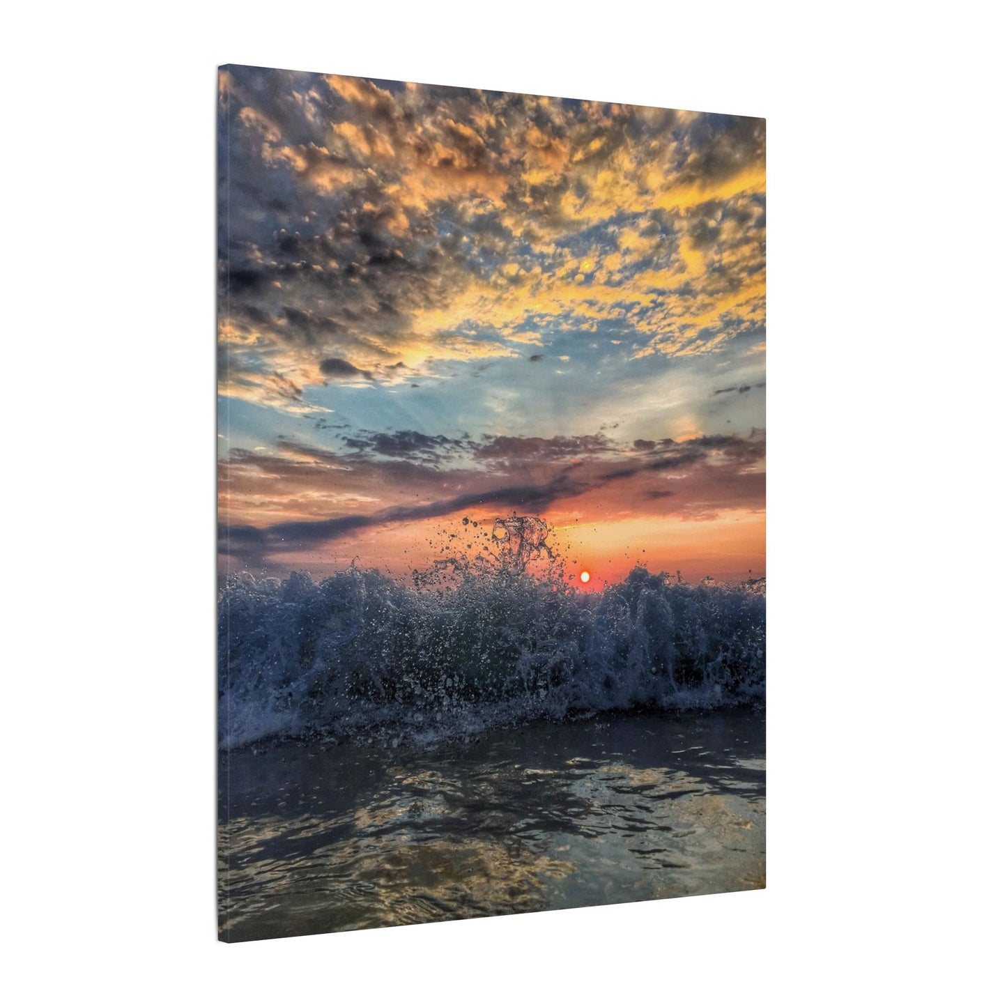 Heavan Meets The Sea - Canvas Wrap