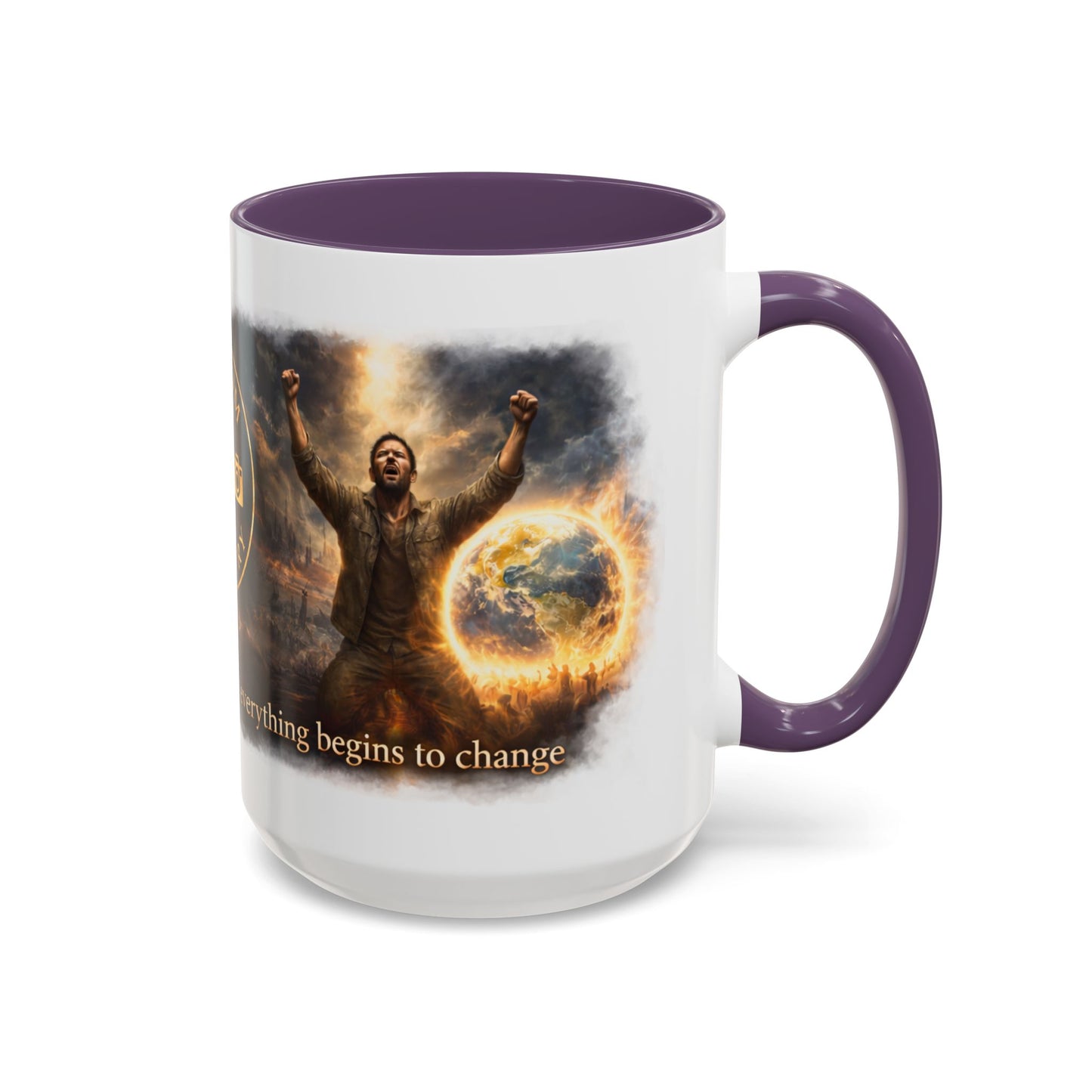 Kingdom Artistry Accent Coffee Mug — Music & Art Logo Merch (11/15oz)