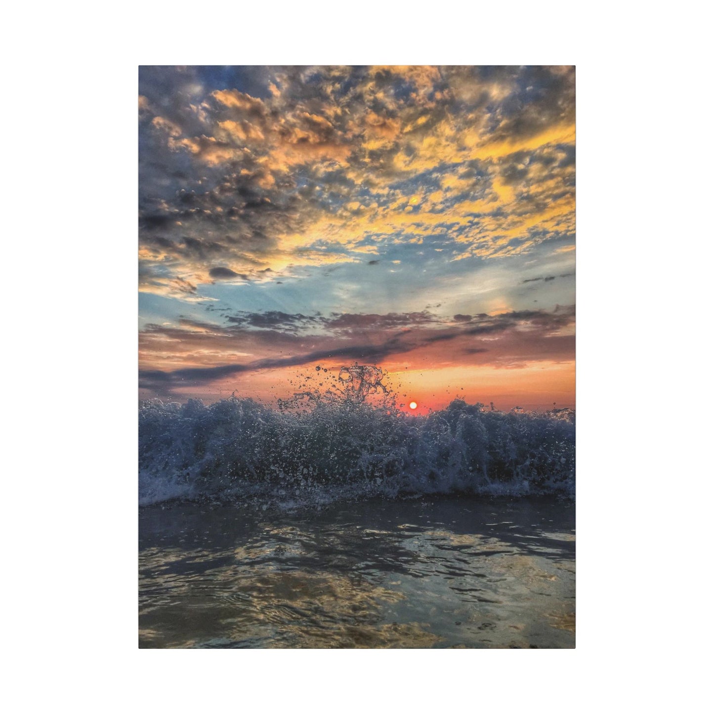 Heavan Meets The Sea - Canvas Wrap