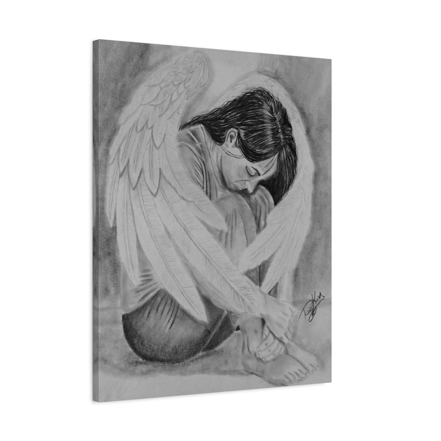 Canvas Print - Emotional Angel Wings