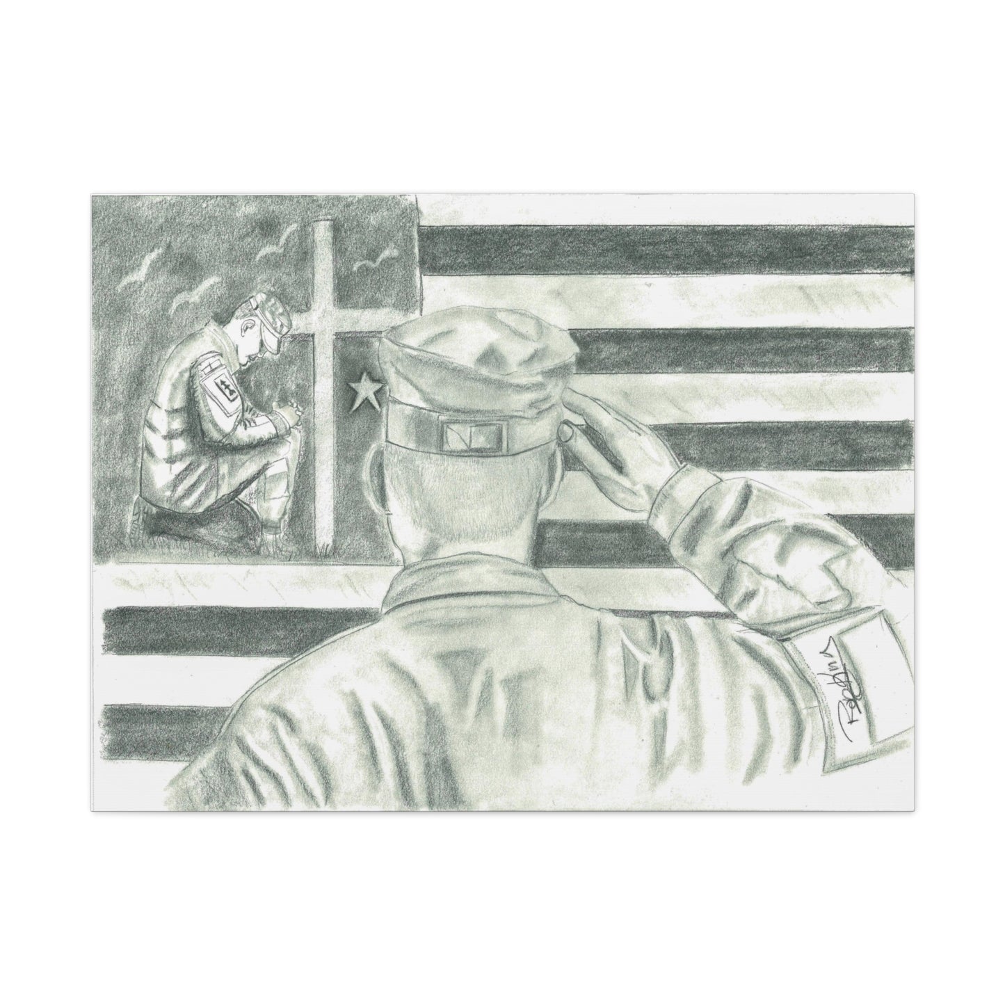 Service and Prayer - Canvas Gallery Wrap