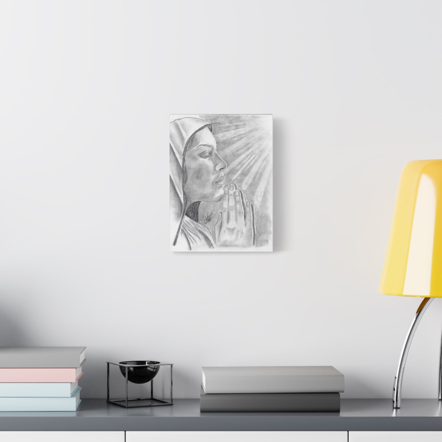 Praying Woman  - Canvas Gallery Wraps