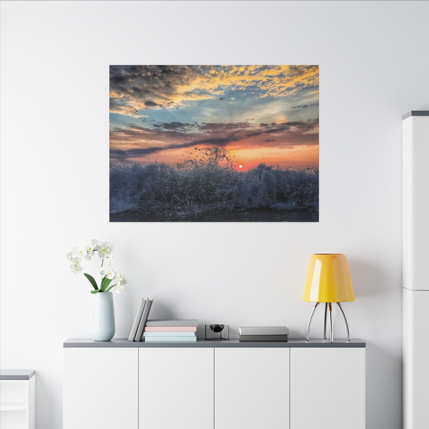 Heavan Meets The Sea - Canvas Wrap