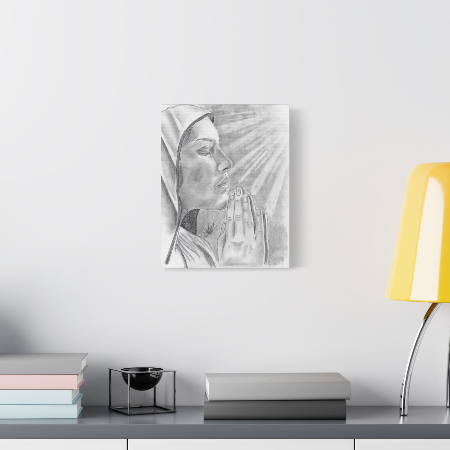 Praying Woman  - Canvas Gallery Wraps