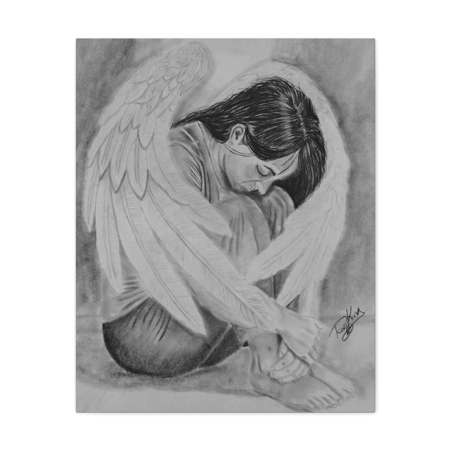 Canvas Print - Emotional Angel Wings