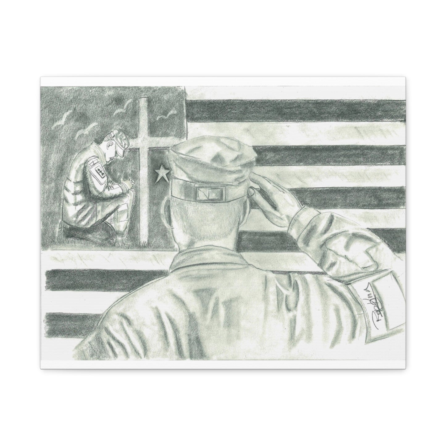 Service and Prayer - Canvas Gallery Wrap