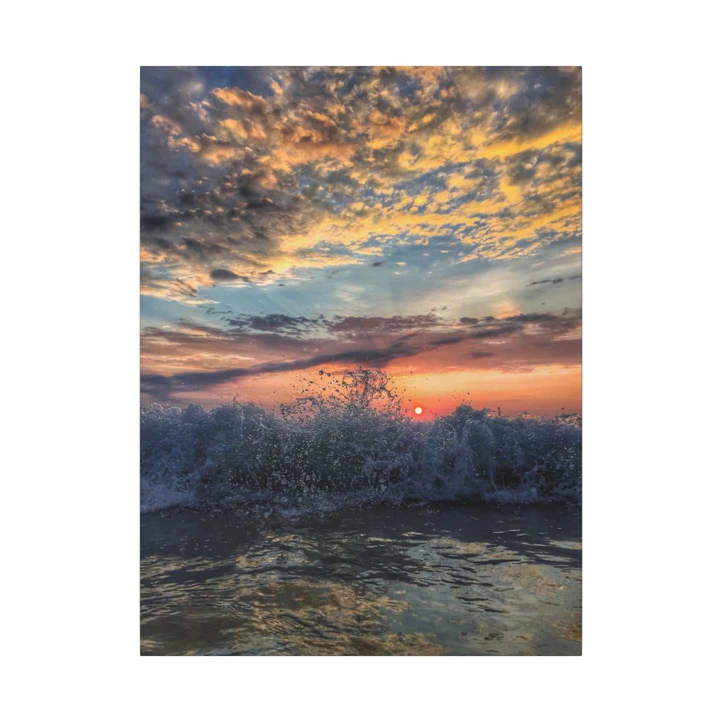 Heavan Meets The Sea - Canvas Wrap