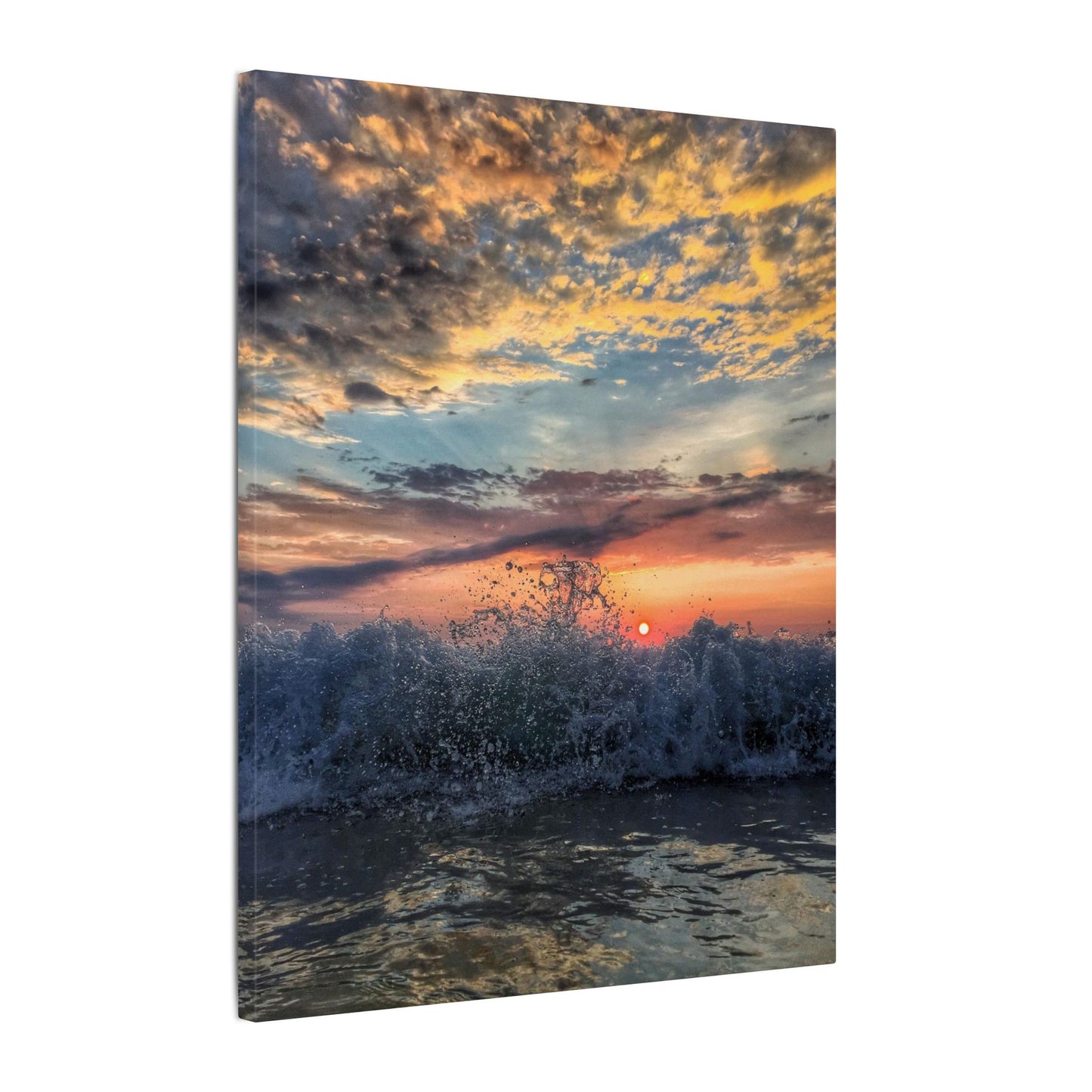 Heavan Meets The Sea - Canvas Wrap