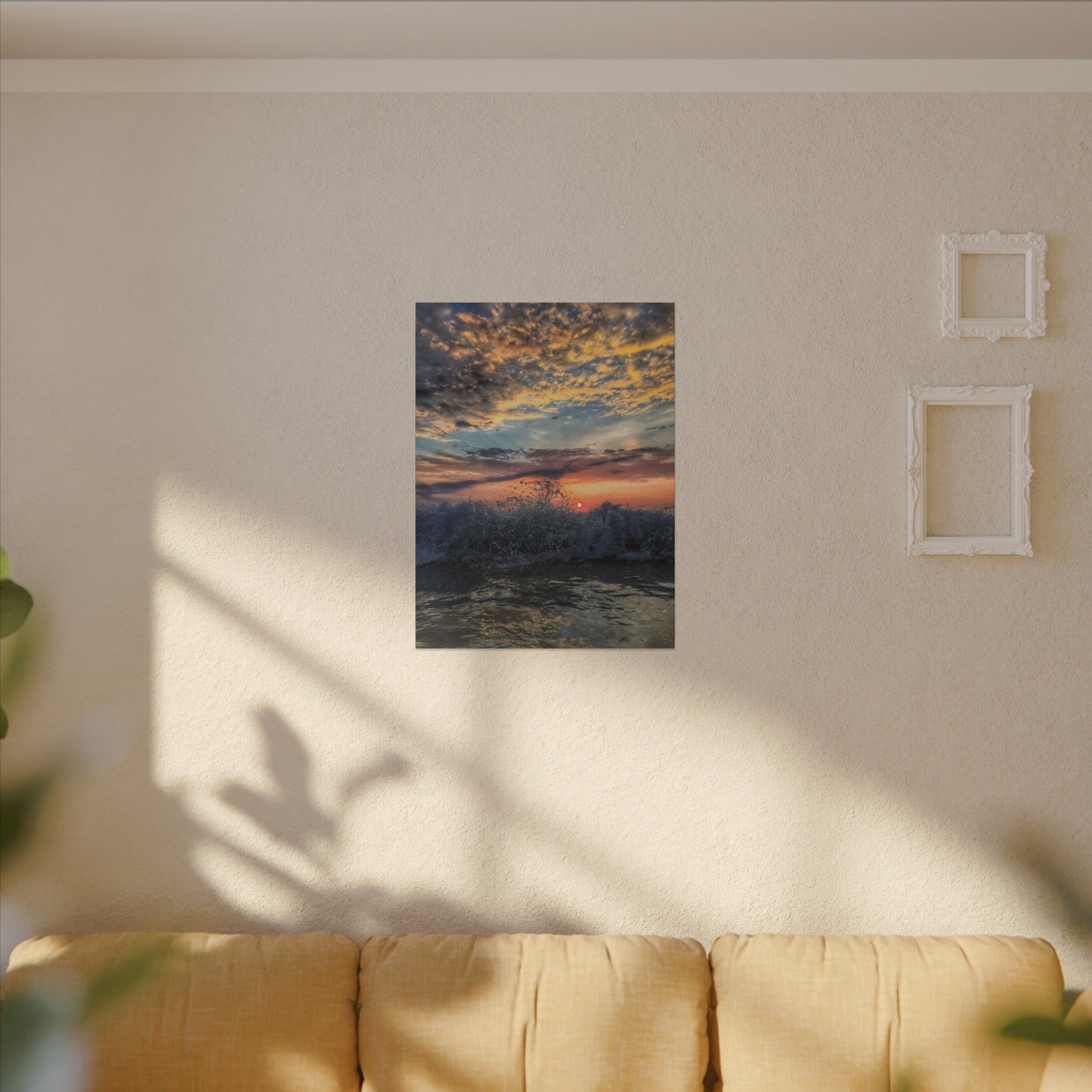 Heavan Meets The Sea - Canvas Wrap