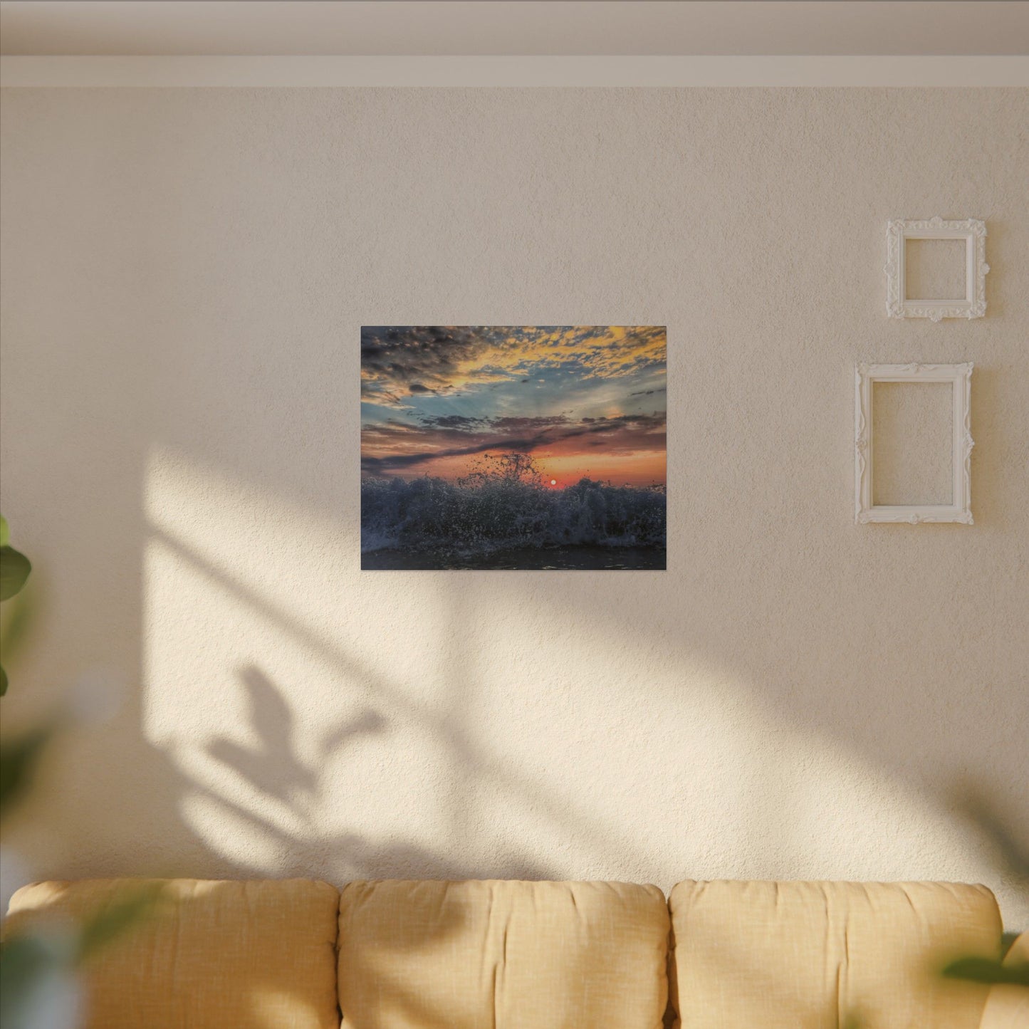 Heavan Meets The Sea - Canvas Wrap