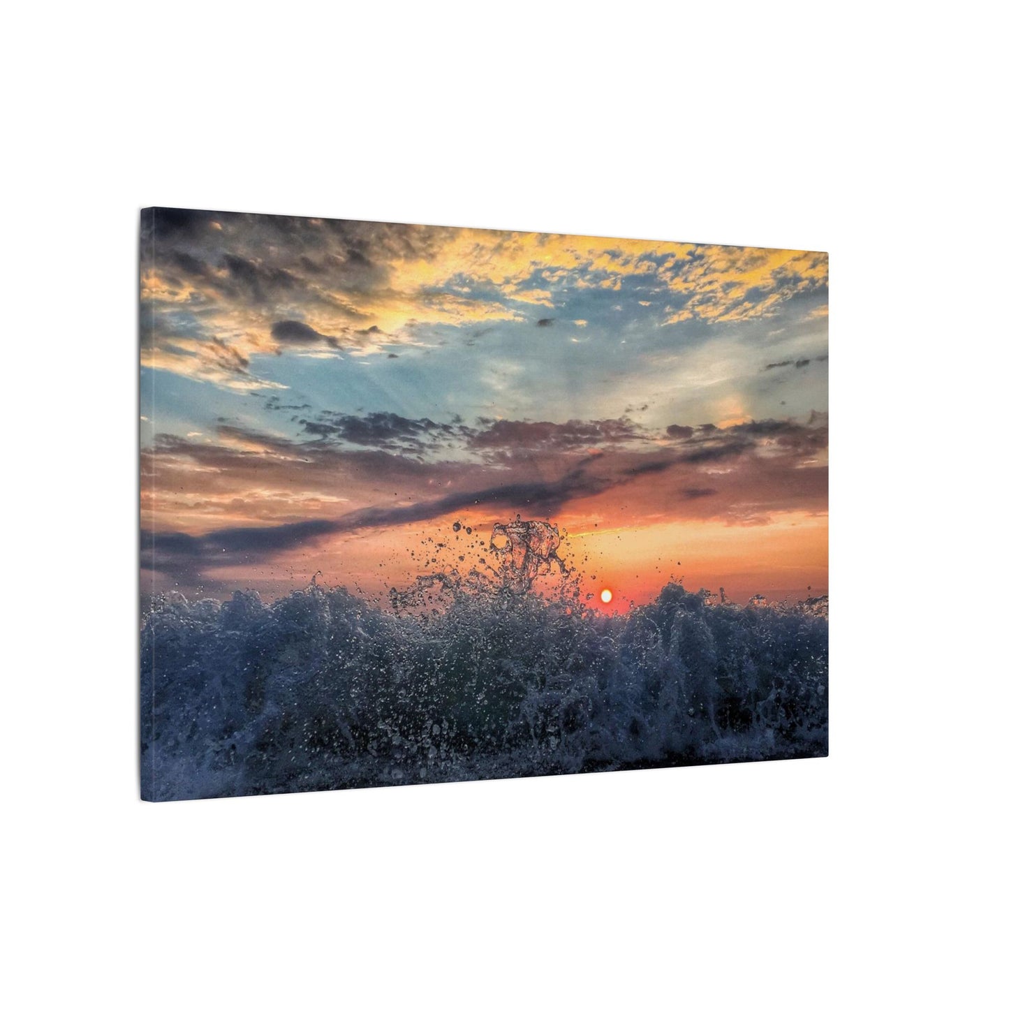 Heavan Meets The Sea - Canvas Wrap