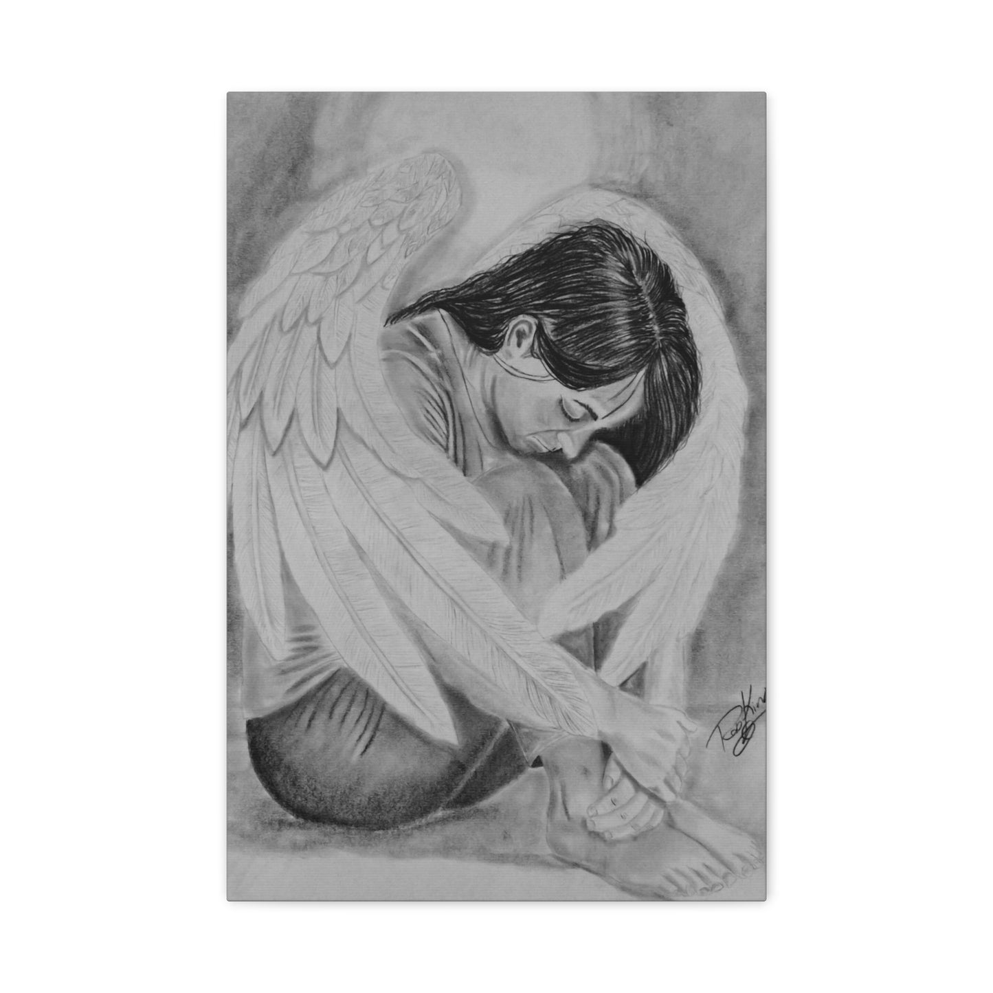 Canvas Print - Emotional Angel Wings
