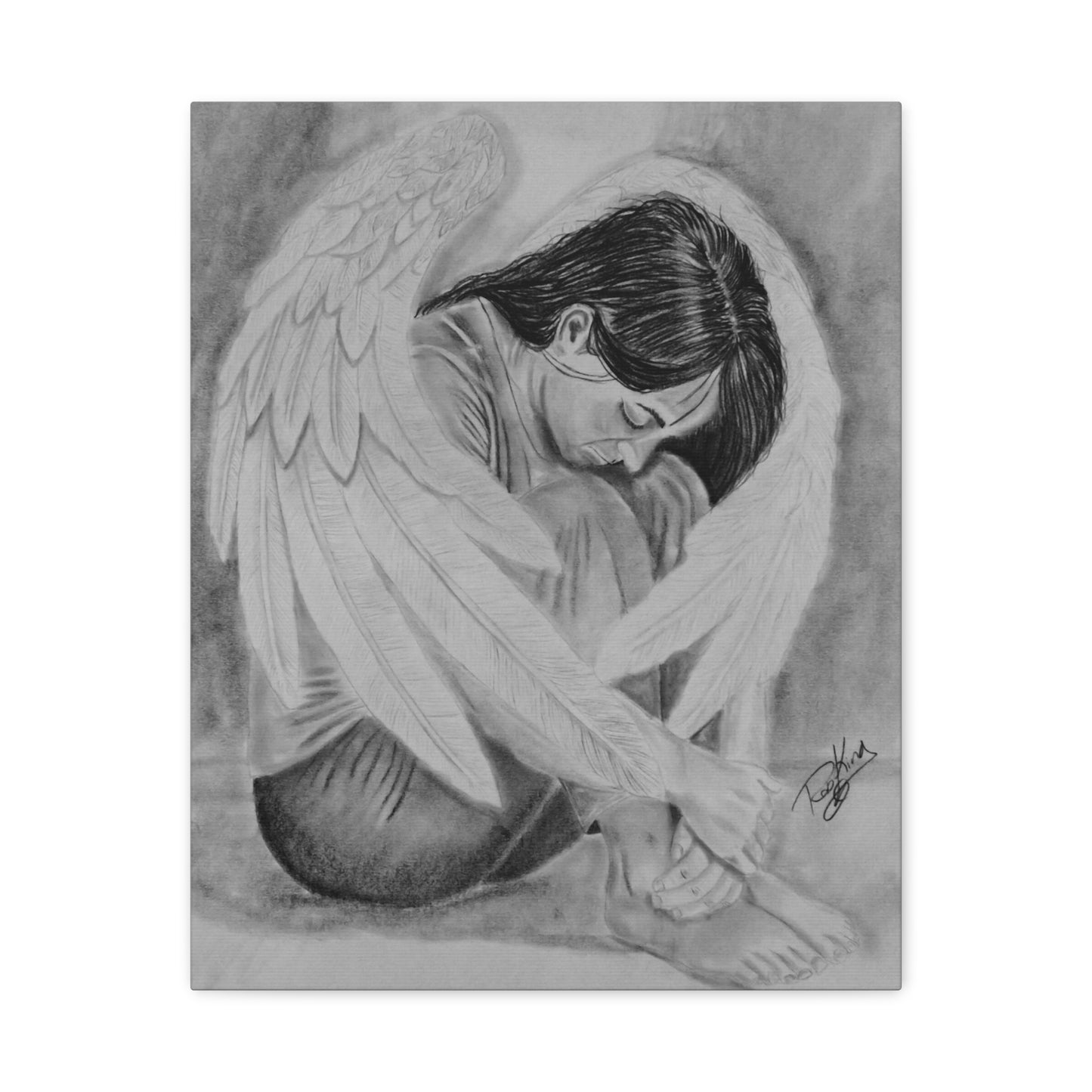Canvas Print - Emotional Angel Wings