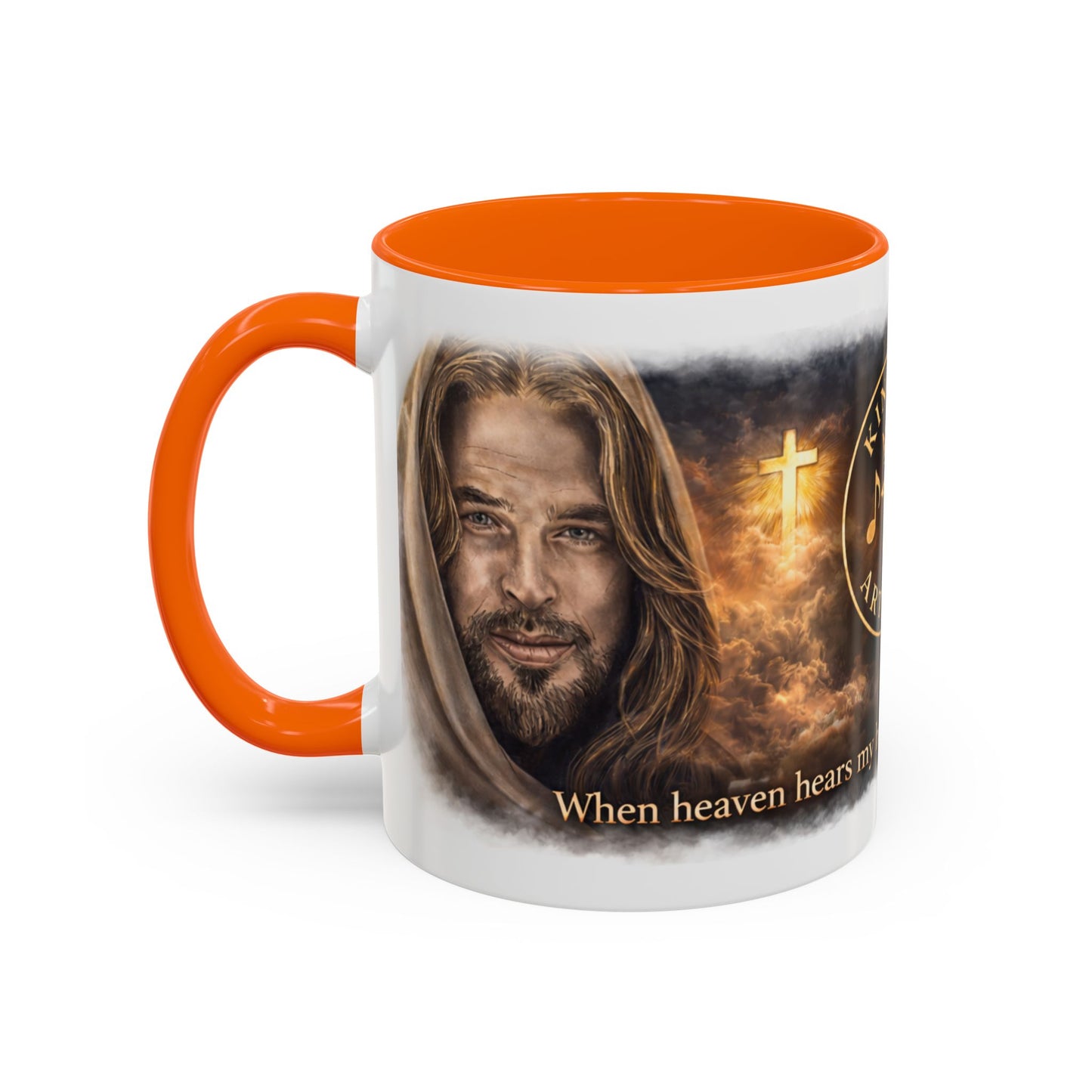 Kingdom Artistry Accent Coffee Mug — Music & Art Logo Merch (11/15oz)