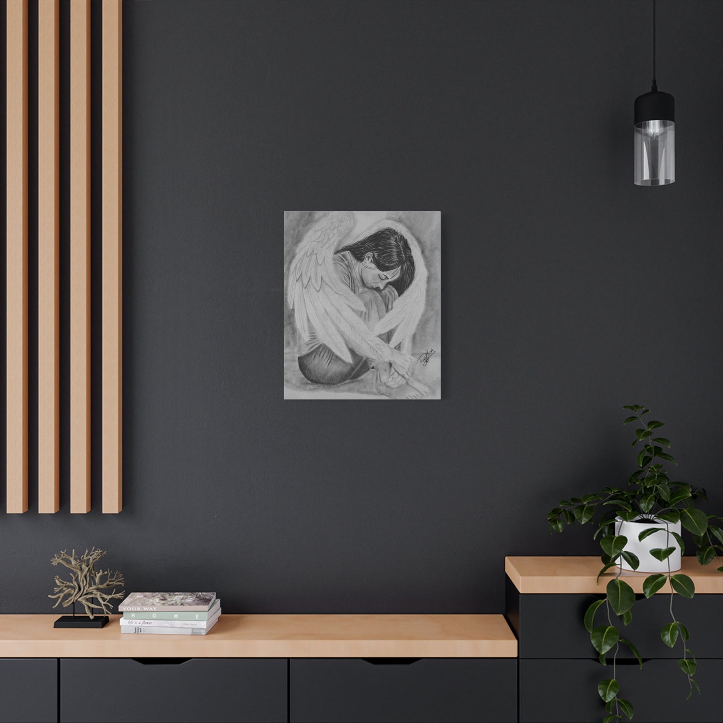 Canvas Print - Emotional Angel Wings