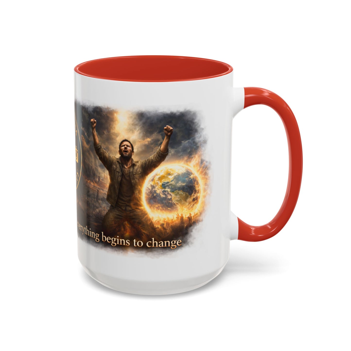 Kingdom Artistry Accent Coffee Mug — Music & Art Logo Merch (11/15oz)