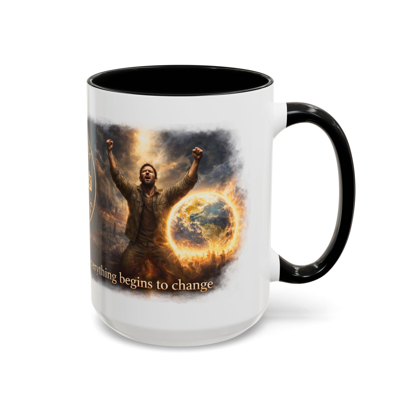 Kingdom Artistry Accent Coffee Mug — Music & Art Logo Merch (11/15oz)