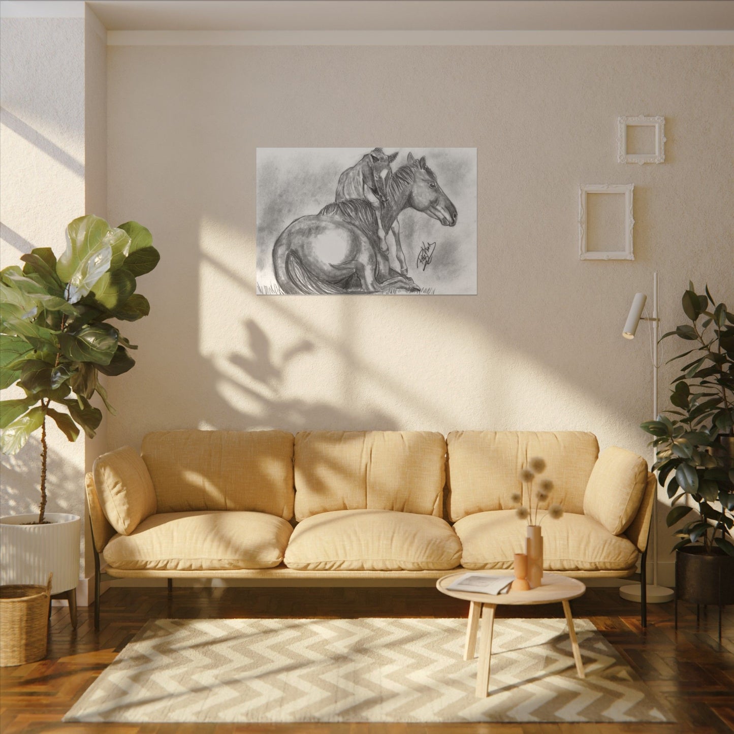 Horse and Foal - Canvas Gallery Wrap