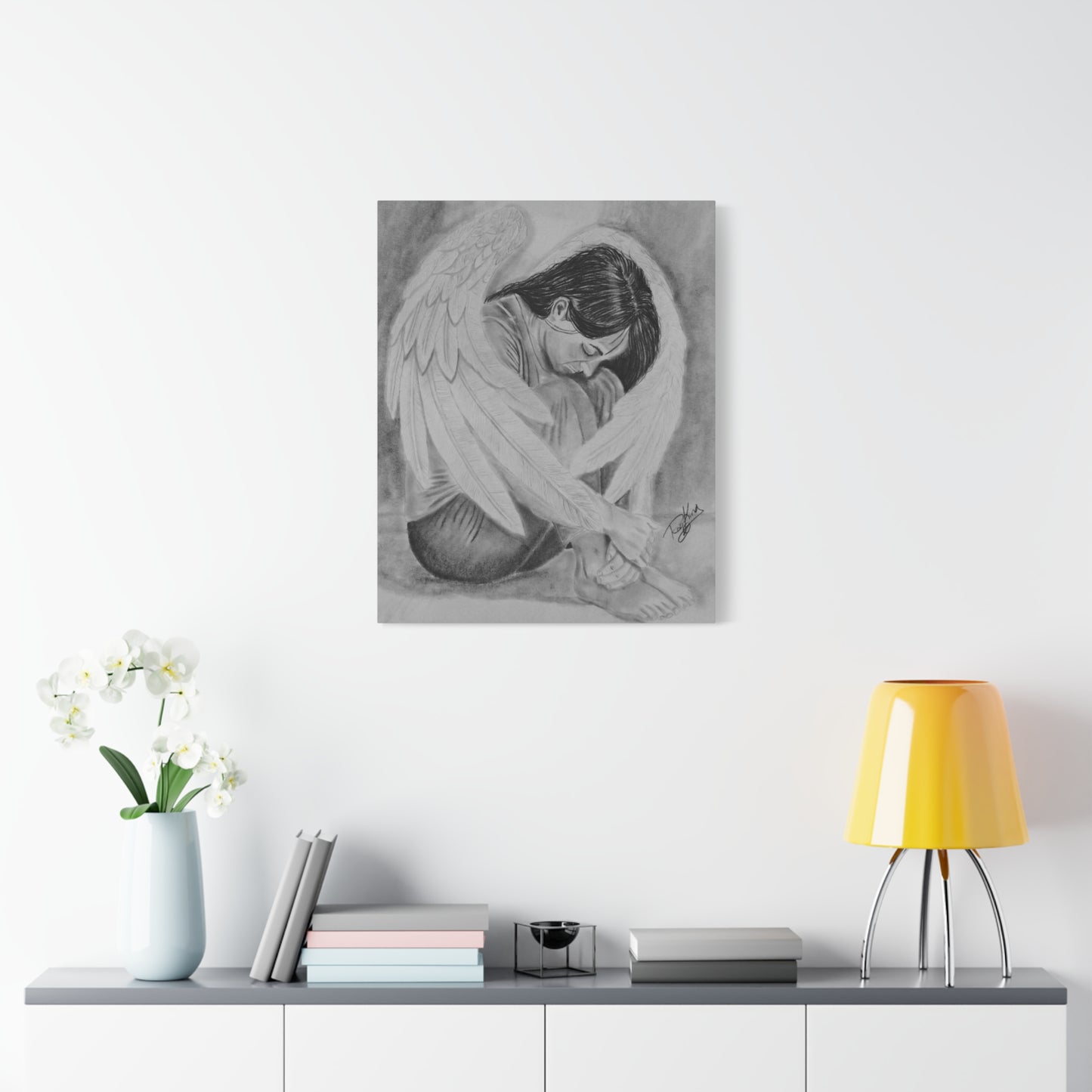 Canvas Print - Emotional Angel Wings
