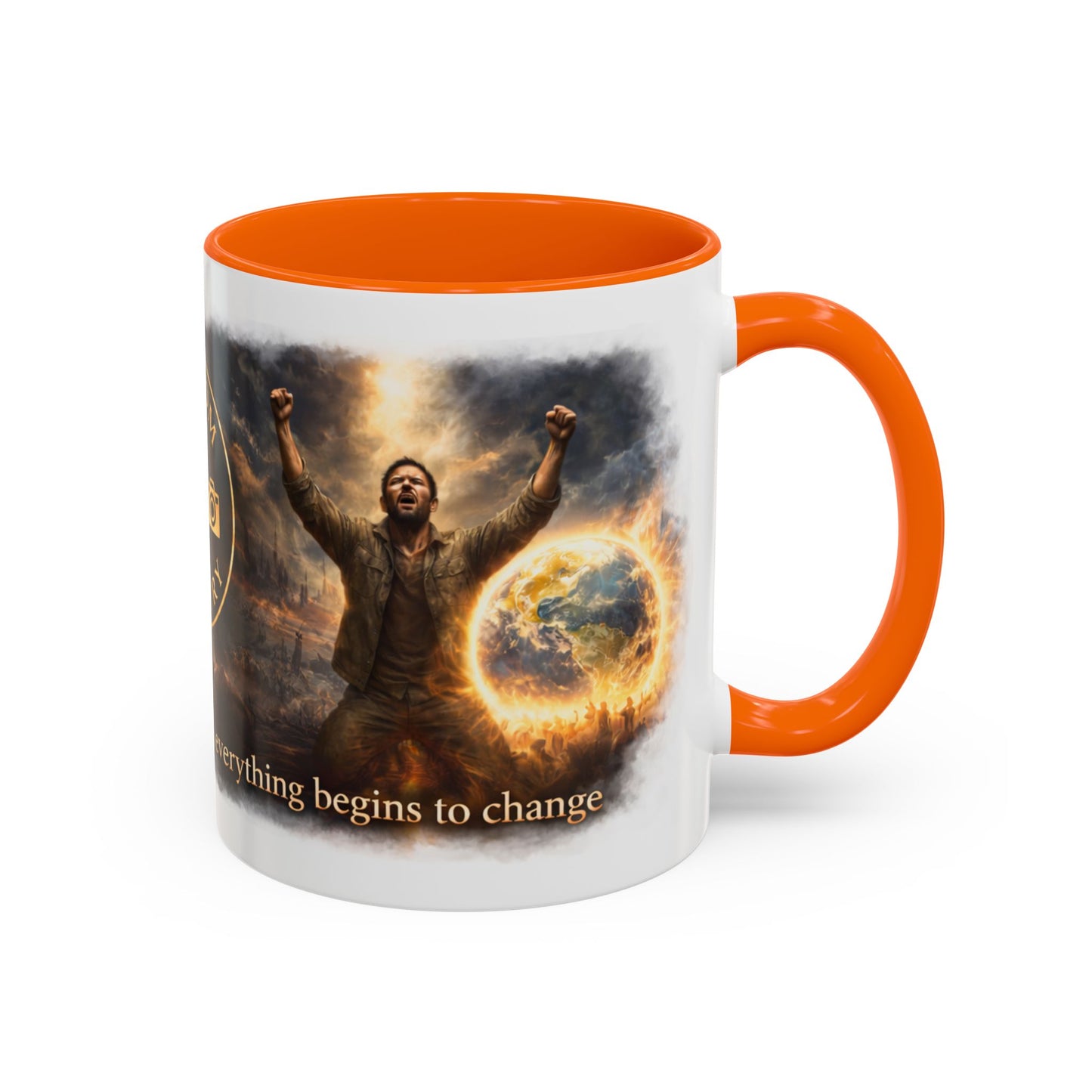 Kingdom Artistry Accent Coffee Mug — Music & Art Logo Merch (11/15oz)