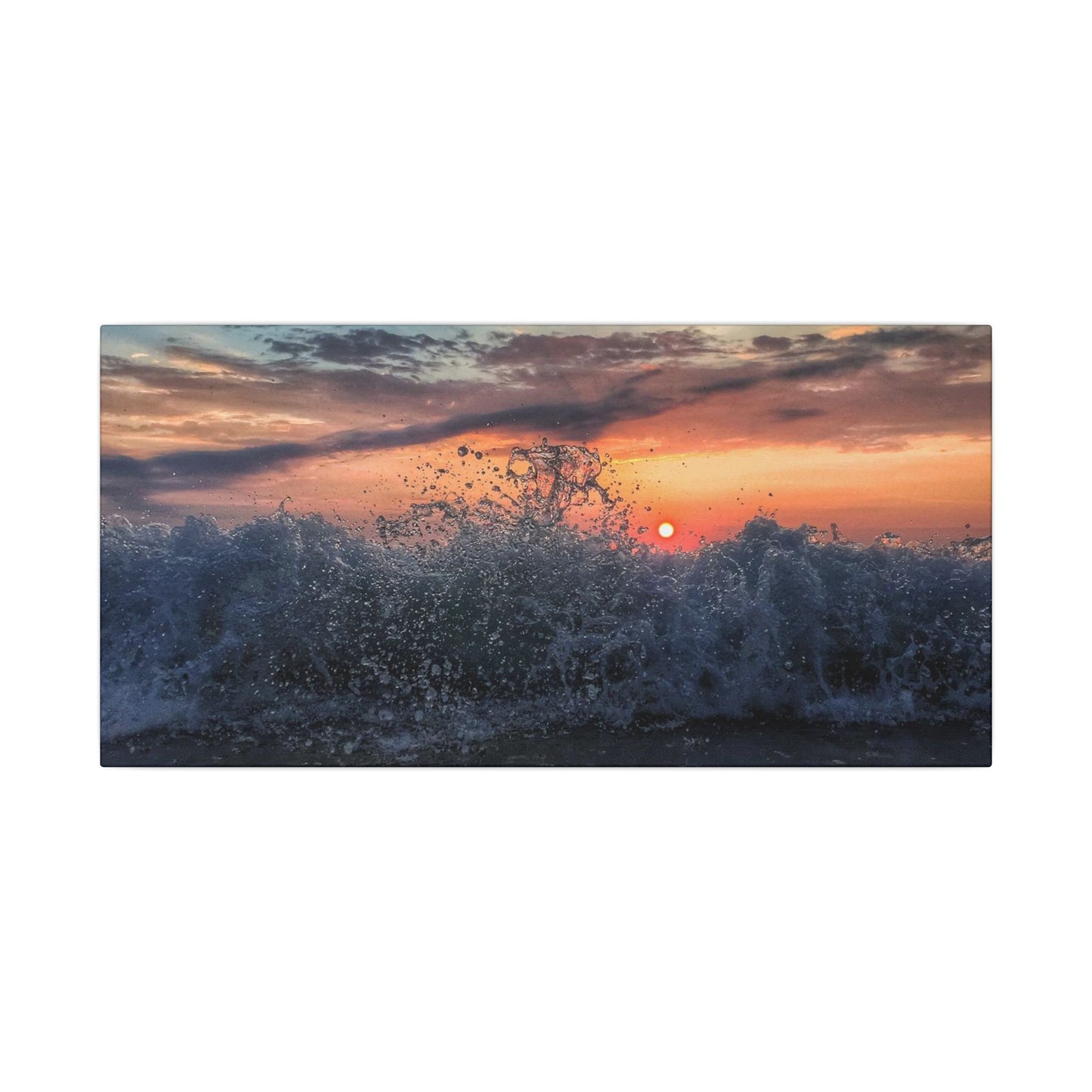 Heavan Meets The Sea - Canvas Wrap