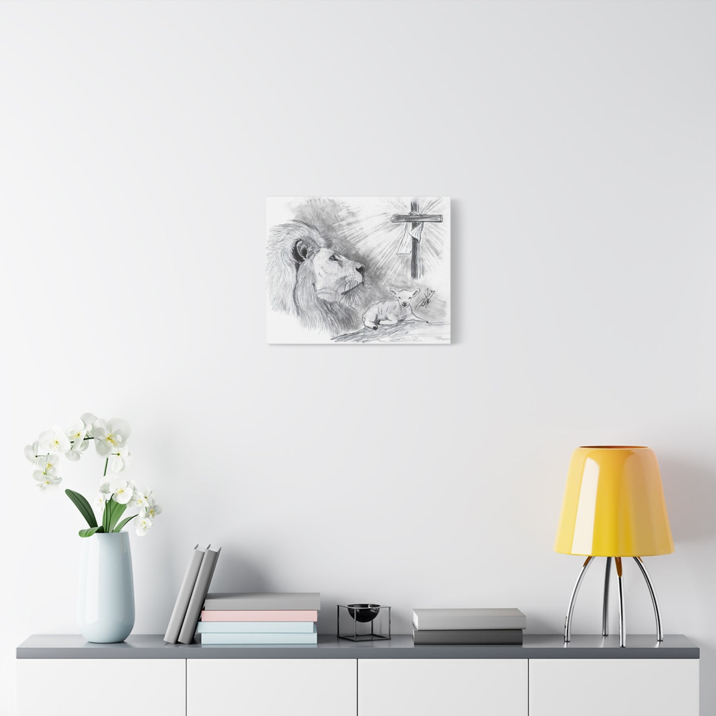 Lion and Lamb - Canvas Gallery Wrap