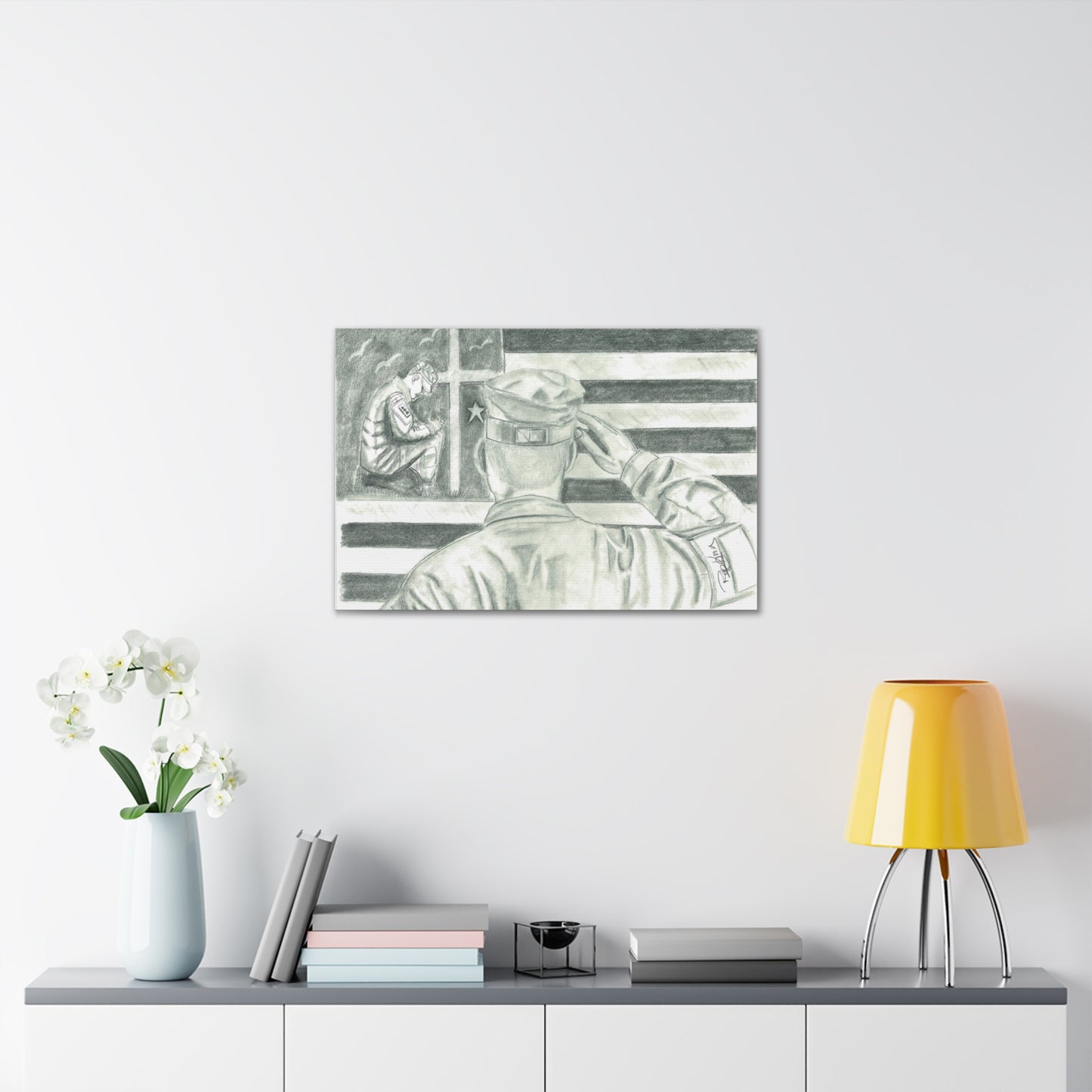 Service and Prayer - Canvas Gallery Wrap