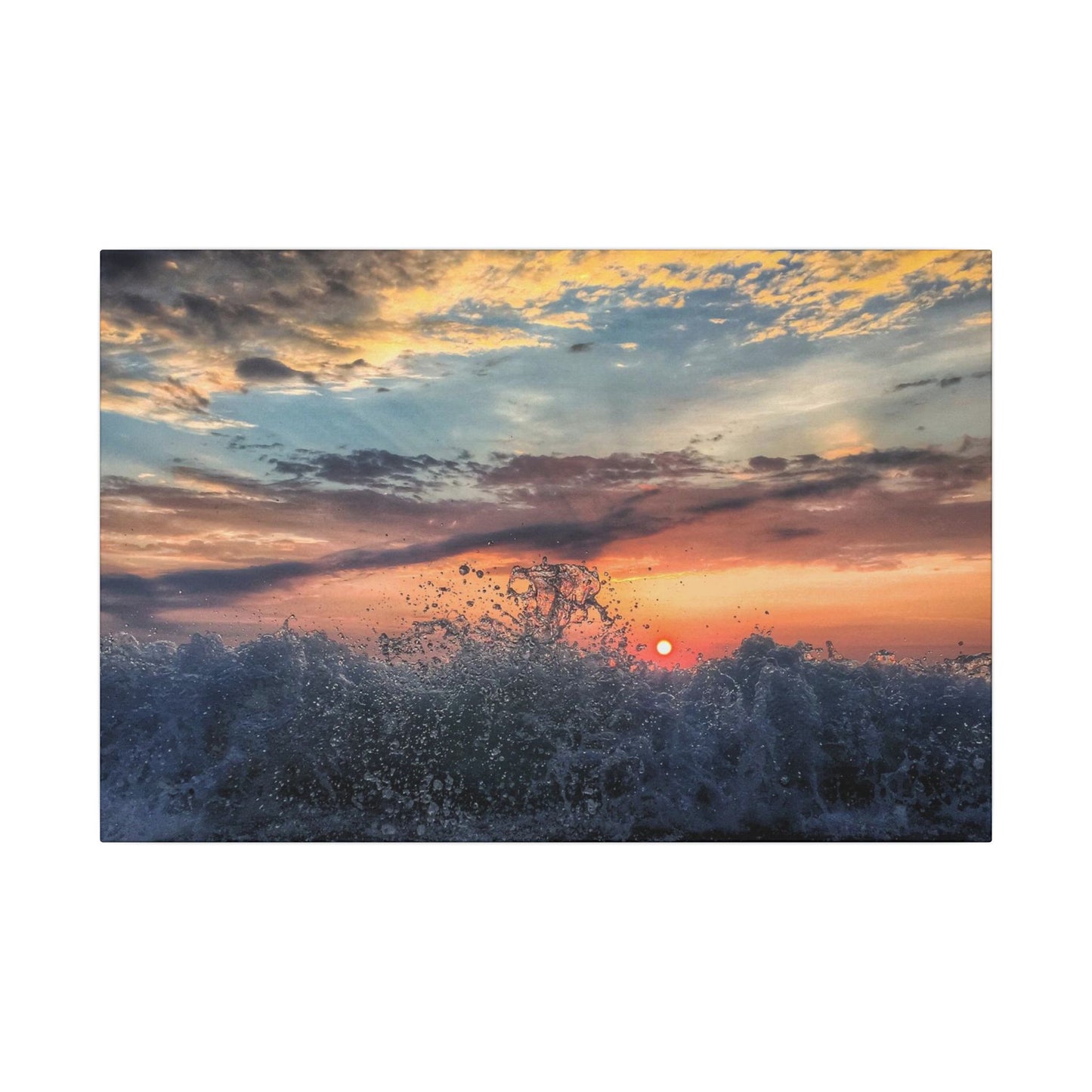 Heavan Meets The Sea - Canvas Wrap