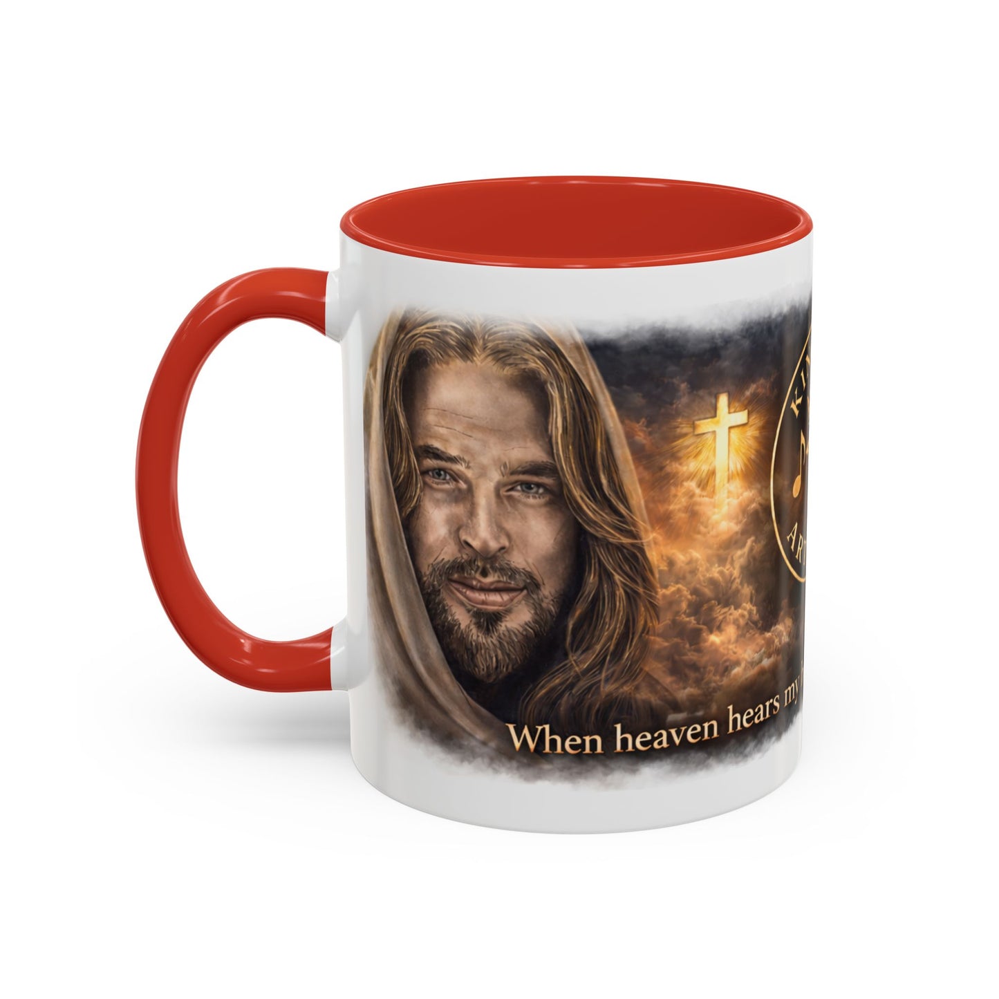 Kingdom Artistry Accent Coffee Mug — Music & Art Logo Merch (11/15oz)