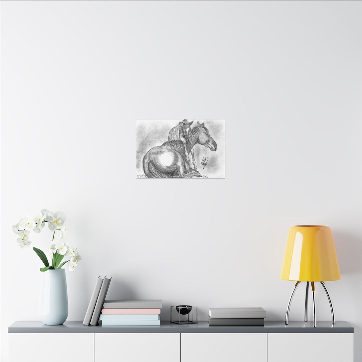 Horse and Foal - Canvas Gallery Wrap