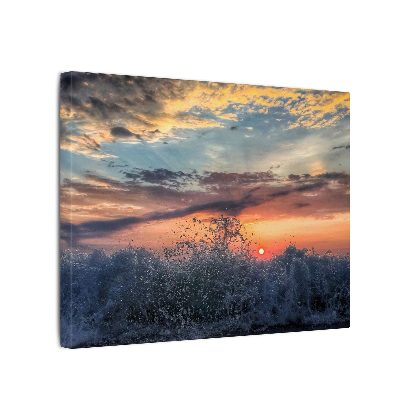 Heavan Meets The Sea - Canvas Wrap