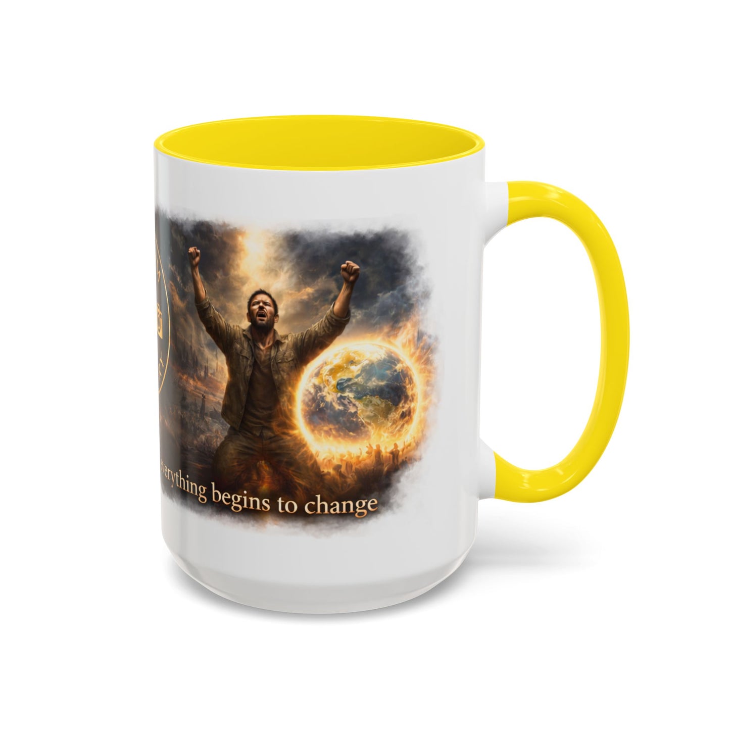 Kingdom Artistry Accent Coffee Mug — Music & Art Logo Merch (11/15oz)