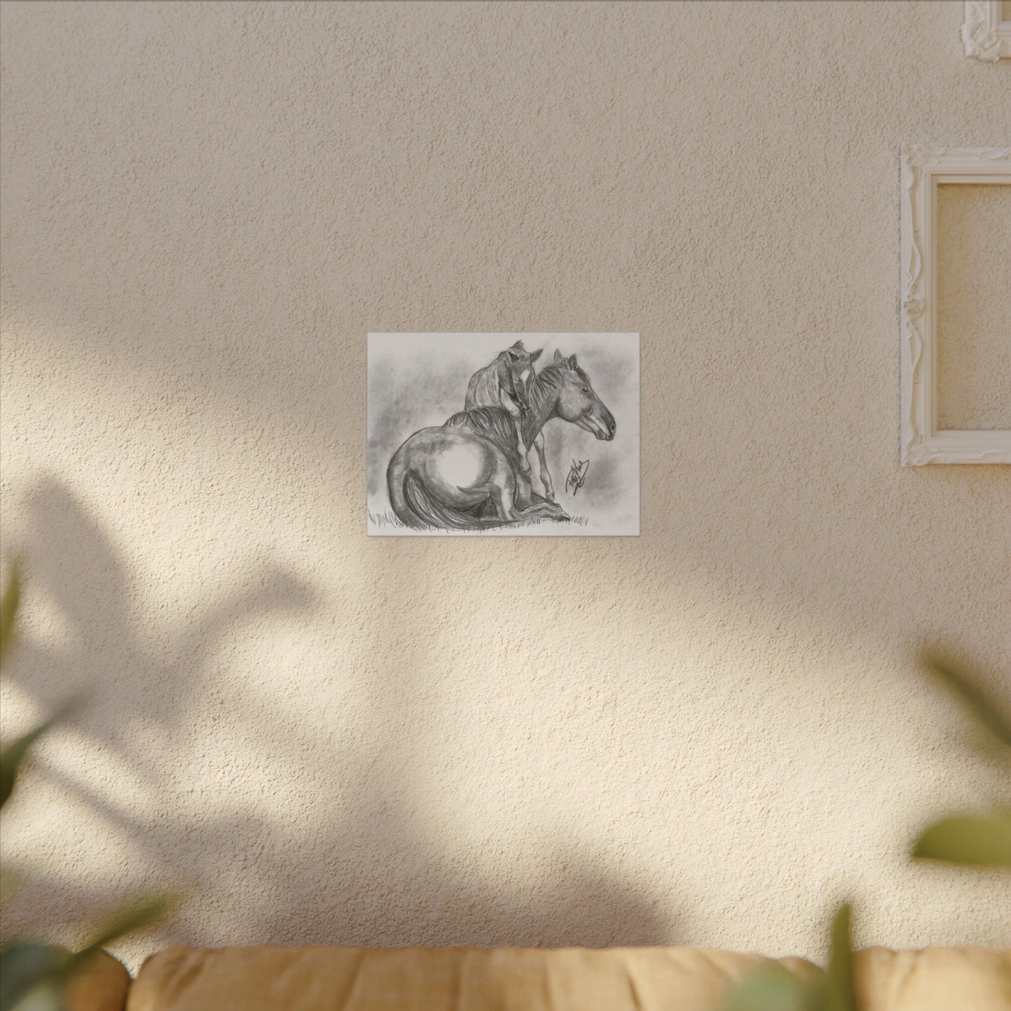 Horse and Foal - Canvas Gallery Wrap