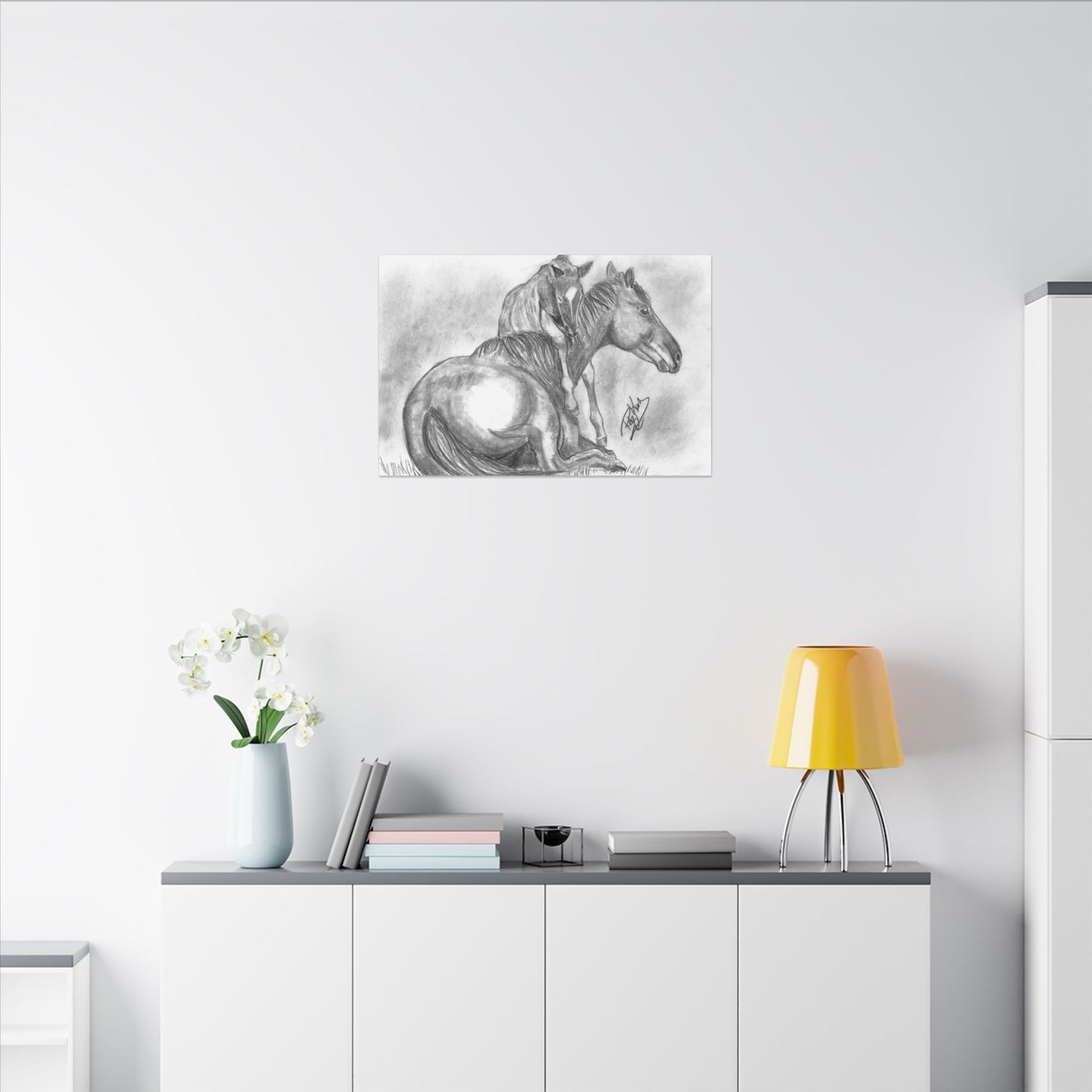 Horse and Foal - Canvas Gallery Wrap