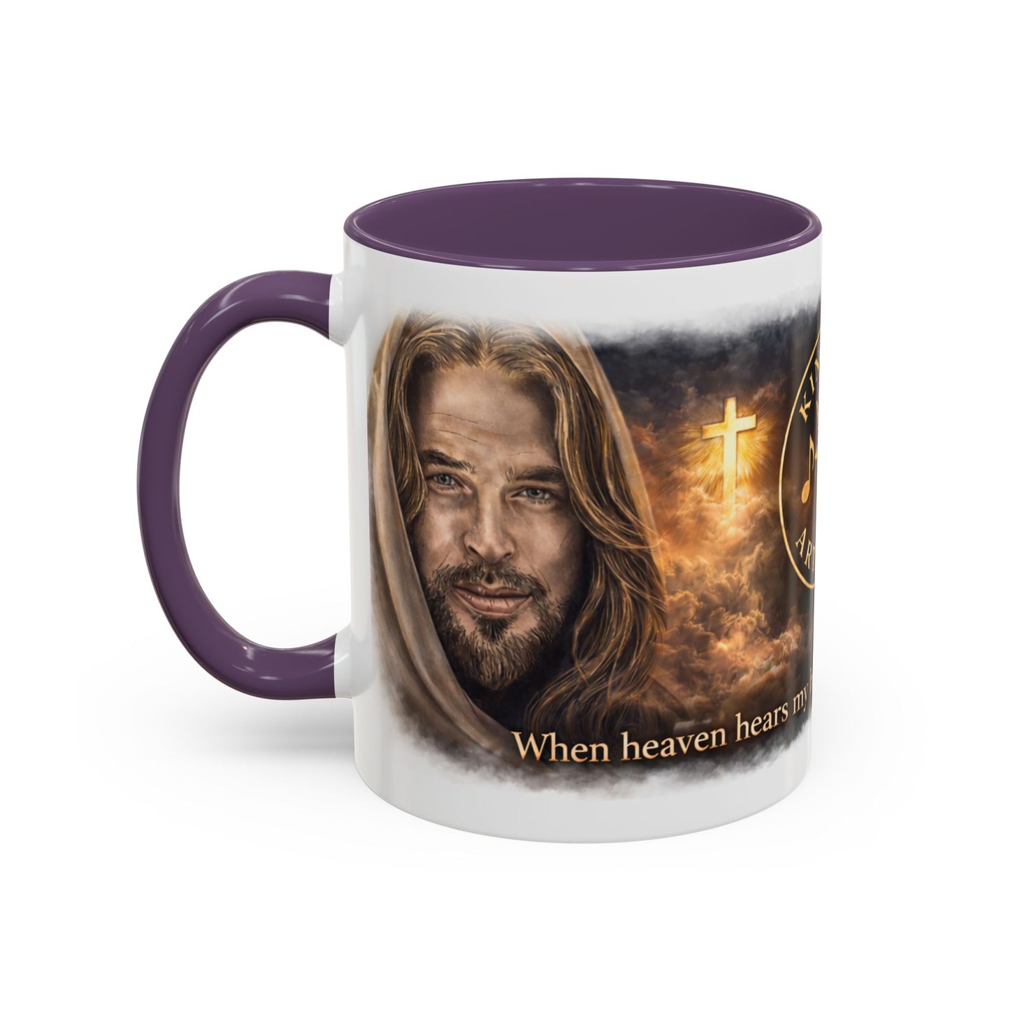 Kingdom Artistry Accent Coffee Mug — Music & Art Logo Merch (11/15oz)
