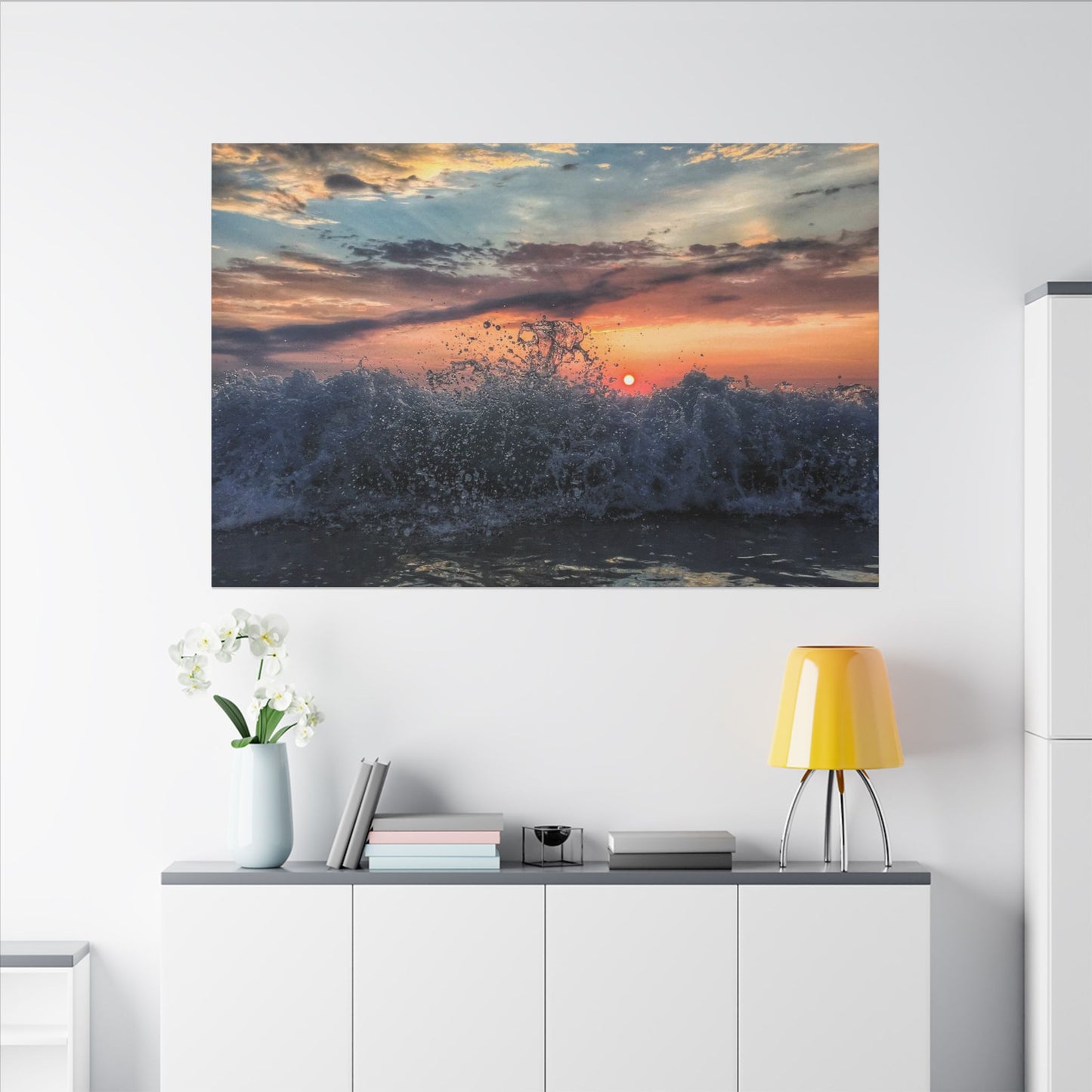 Heavan Meets The Sea - Canvas Wrap