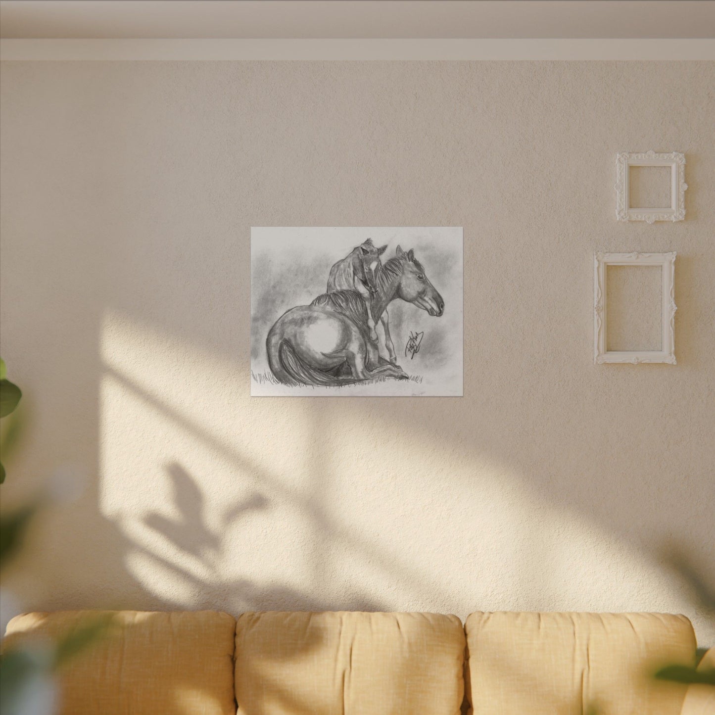 Horse and Foal - Canvas Gallery Wrap
