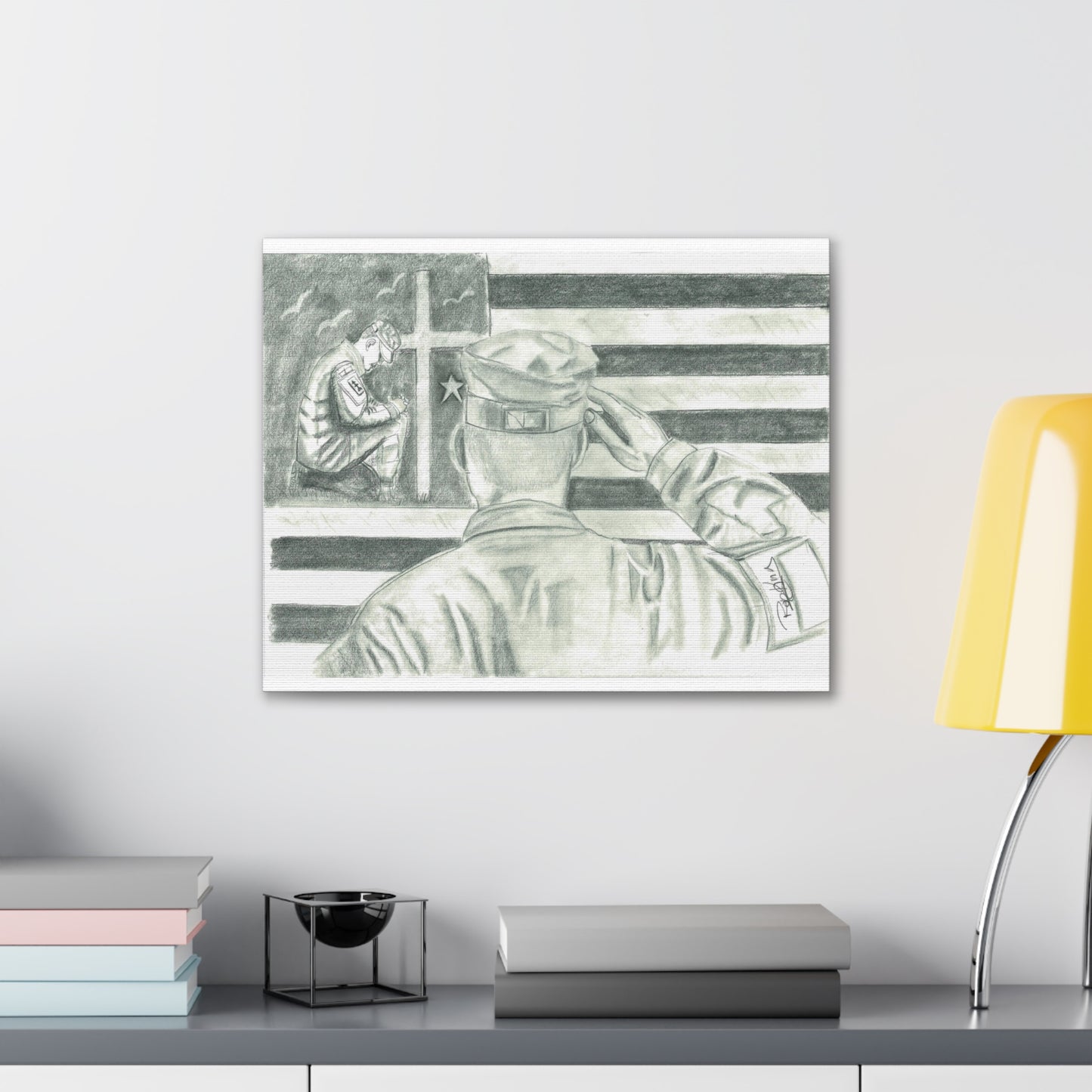 Service and Prayer - Canvas Gallery Wrap